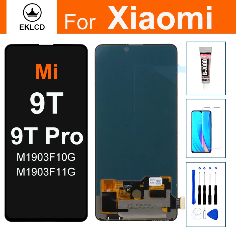 LCD Cho XIaomi Mi 9T 9T Pro M1903F10G Màn Hình Cảm Ứng Bộ Số Hóa Lắp Ráp Bộ Phận Sửa Chữa