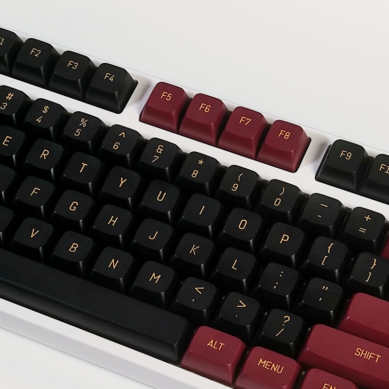 GMK Đỏ Đen Keycap, 149 Phím Keycaps PBT CSA Profile DYE-SUB Cá Tính Cho MX Công Tắc Bàn Phím Cơ