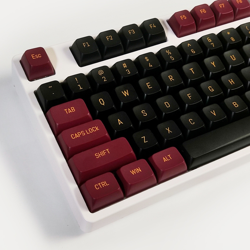 GMK Đỏ Đen Keycap, 149 Phím Keycaps PBT CSA Profile DYE-SUB Cá Tính Cho MX Công Tắc Bàn Phím Cơ