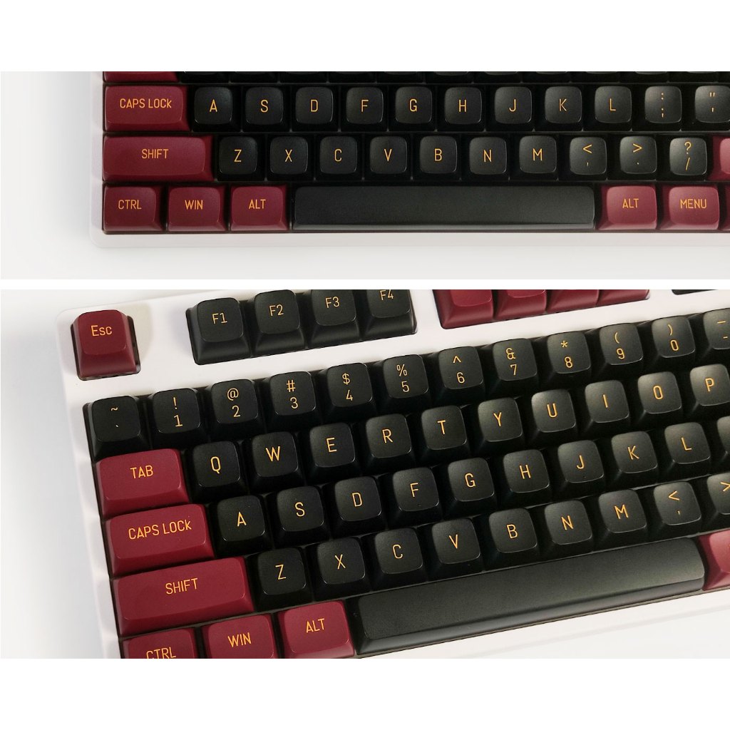 GMK Đỏ Đen Keycap, 149 Phím Keycaps PBT CSA Profile DYE-SUB Cá Tính Cho MX Công Tắc Bàn Phím Cơ