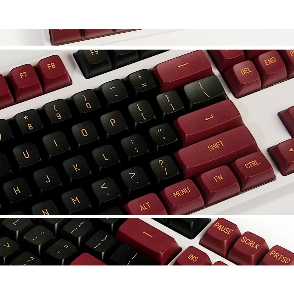GMK Đỏ Đen Keycap, 149 Phím Keycaps PBT CSA Profile DYE-SUB Cá Tính Cho MX Công Tắc Bàn Phím Cơ