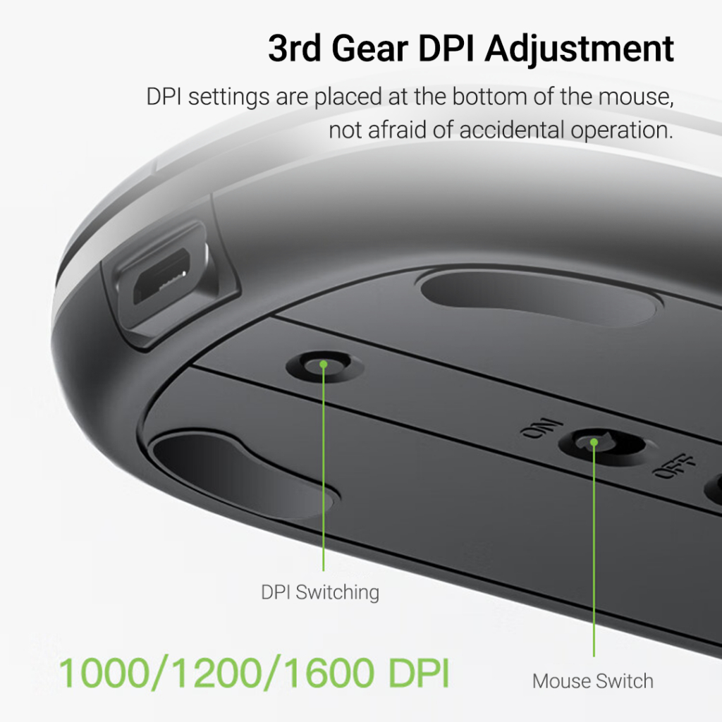 Chuột Không Dây xiaomi youpin acer m159 1000 / 1200 / 1600 dpi Sử Dụng Pin Siêu Dài