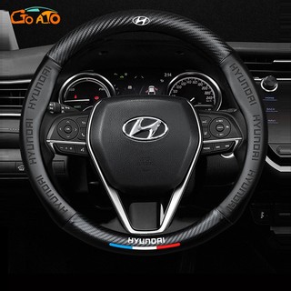 Gtioato bọc vô lăng ô tô 38cm bọc vô lăng ô tô sợi carbon da vô lăng ô tô bọc vô lăng ô tô bao bọc vô lăng ô tô phụ kiện nội thất ô tô cho xe hyundai sonata