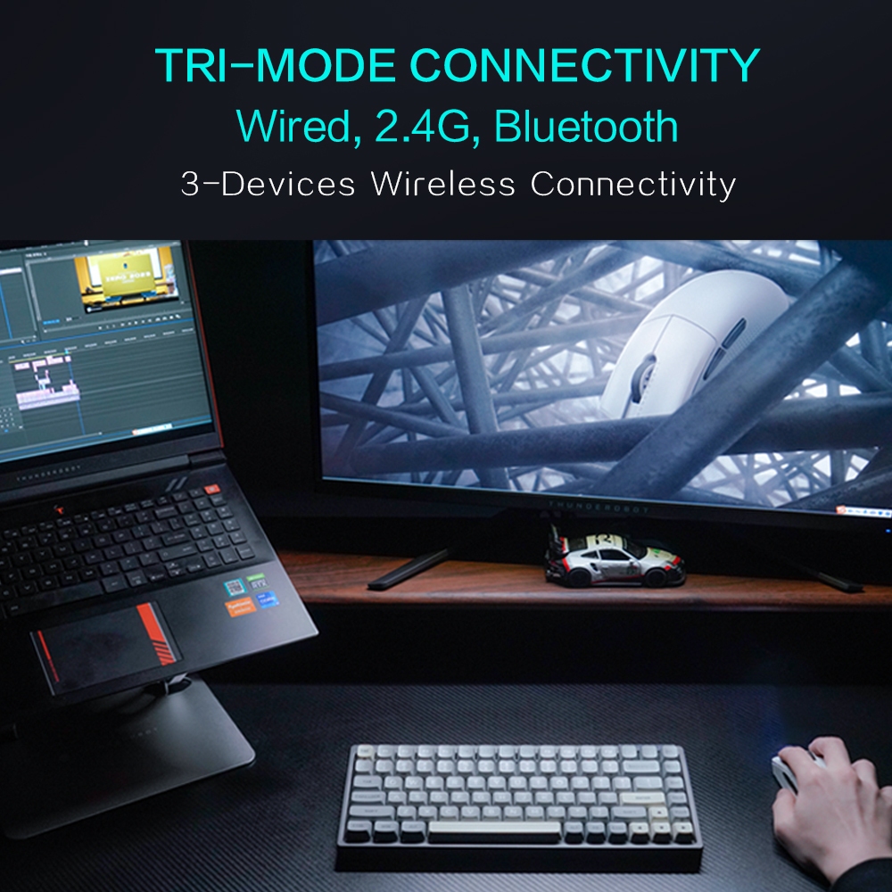 Chuột Quang Không Dây 2.4g ml901 tri-Màu Để Chơi Game