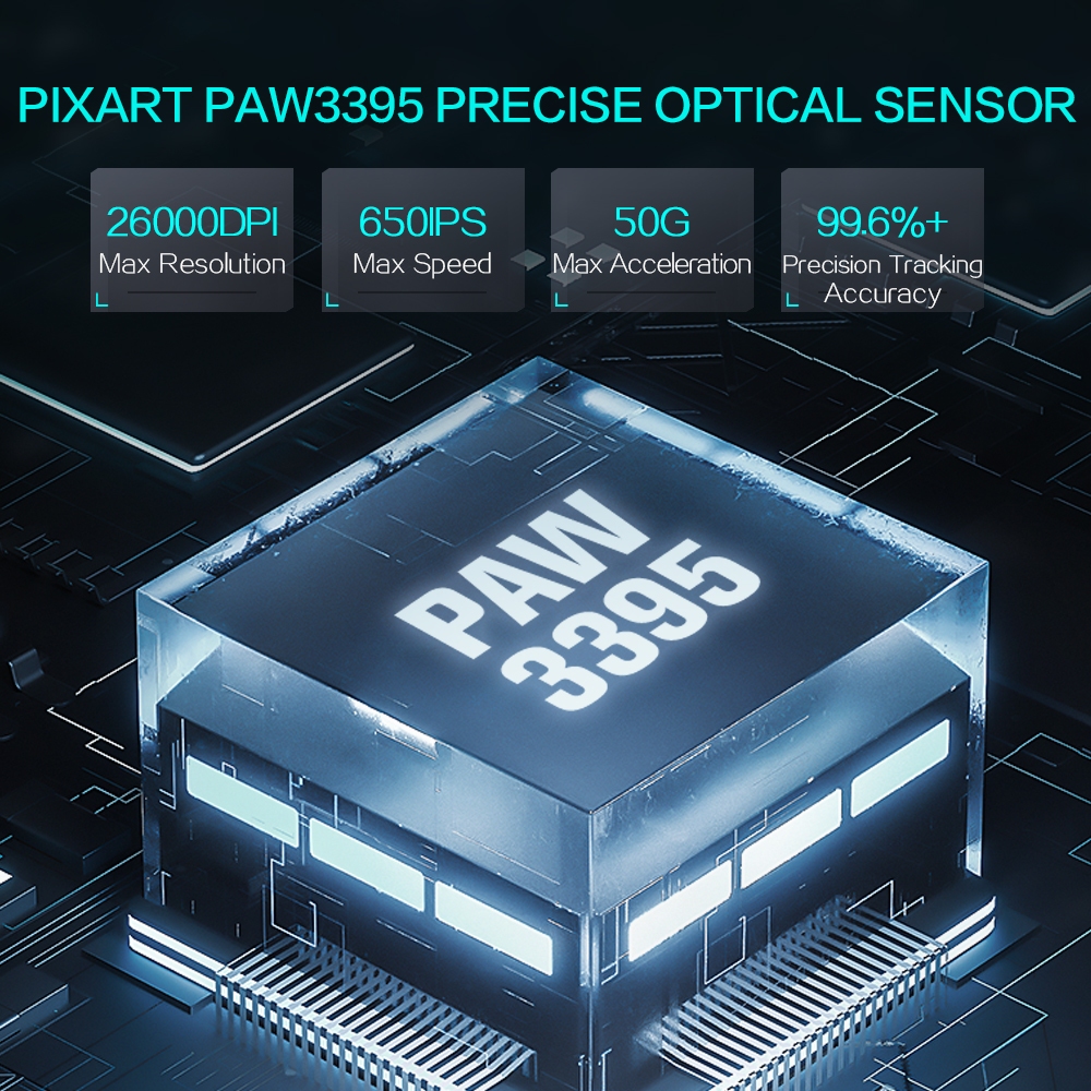 Chuột Quang Không Dây 2.4g ml901 tri-Màu Để Chơi Game