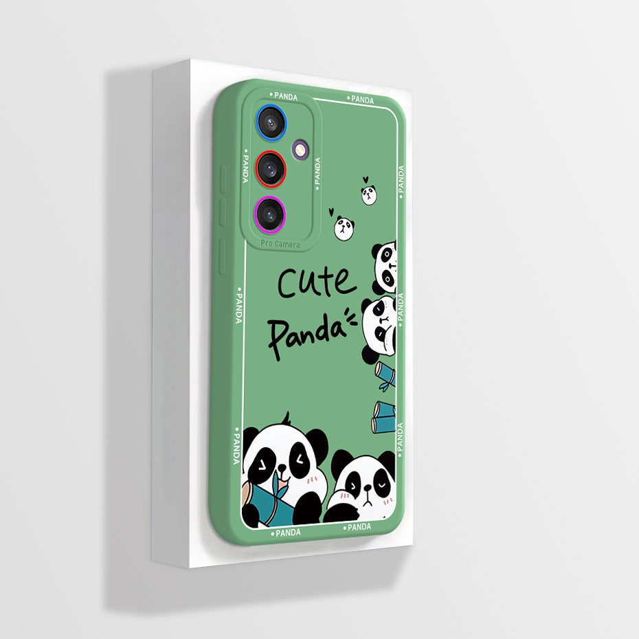 Ôp Điện Thoại Silicon Dẻo Hình Gấu Trúc Dễ Thương Chống Sốc Cho samsung galaxy s23 plus fe ultra 5g Ốp