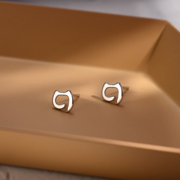 Hàng Mới Về Khuyên Tai Bạc mini Hình Trăng Sao Rỗng Năm 2023 Cho Nữ