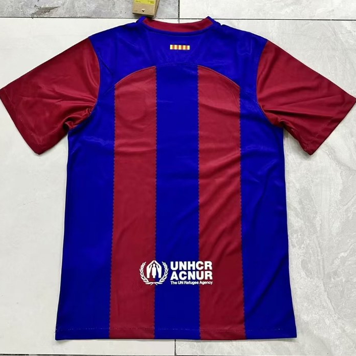 Áo Bóng Đá Màu Đỏ / Xanh Dương Đội Tuyển barcelona Mùa Giải 23 / 24