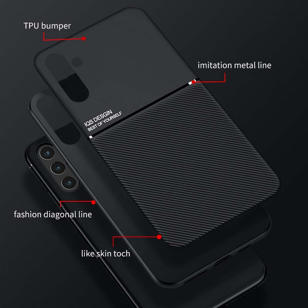 Mềm Ốp Điện Thoại silicone Chống Rơi Với Tấm Kim Loại Từ Tính Cho samsung galaxy a05 a05s a02 a02s a15 a15 a13