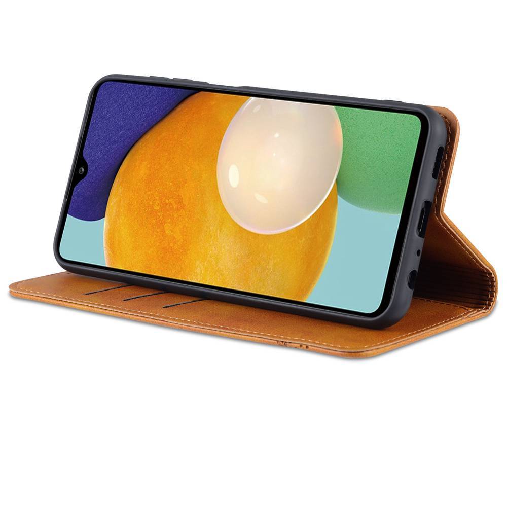 Bao Da pu Điện Thoại Nắp Lật Hít Nam Châm Màu Trơn Cho samsung galaxy a05 a05s a04 a04s a04e a03s a02s a02 a01