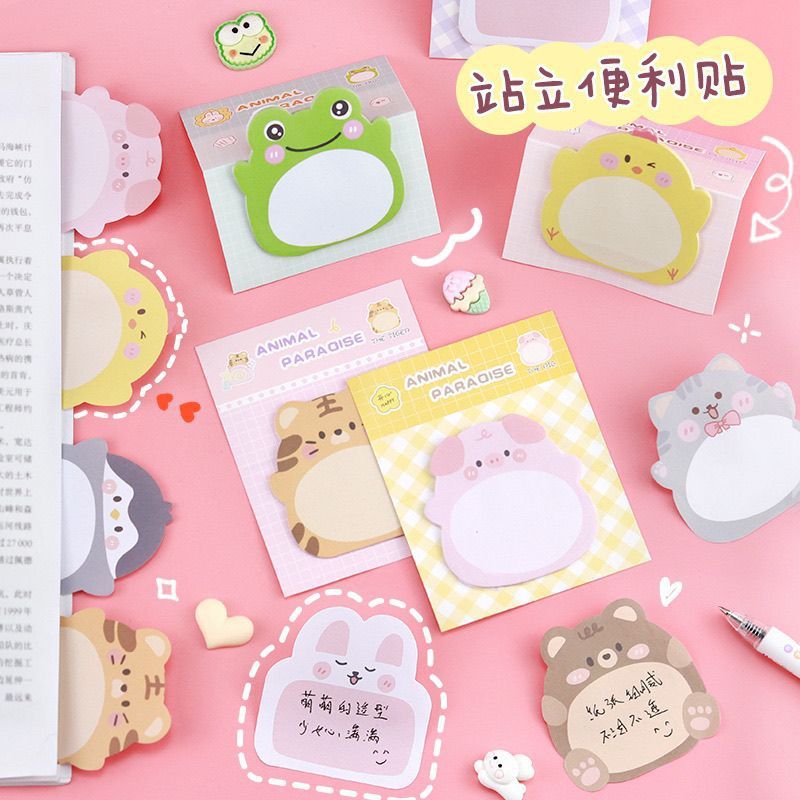 Giấy Ghi Chú Ghi Chú Họa Tiết Hoạt Hình Dễ Thương