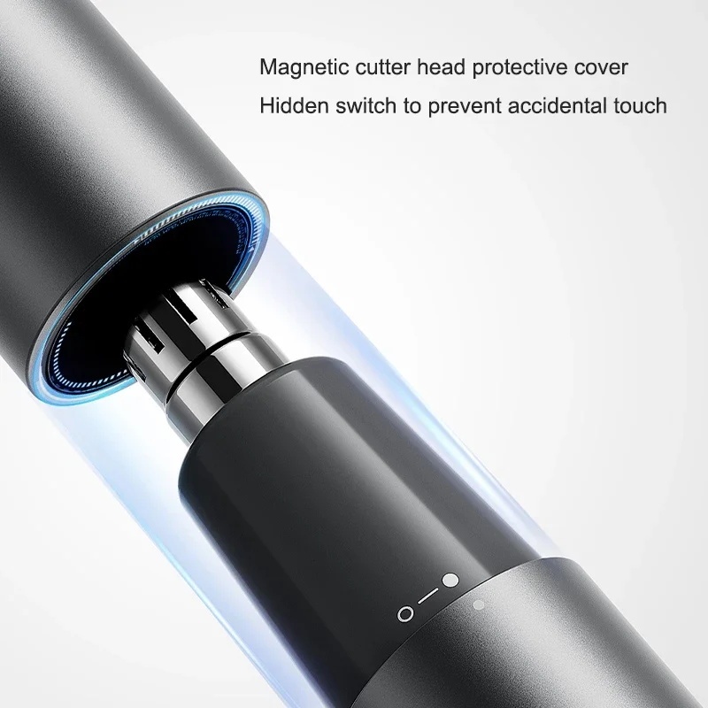XIAOMI Tông Đơ Tỉa Lông Mày / Lông Mũi / Tai / Mũi Di Động Không Đau Có Thể Sạc Lạ