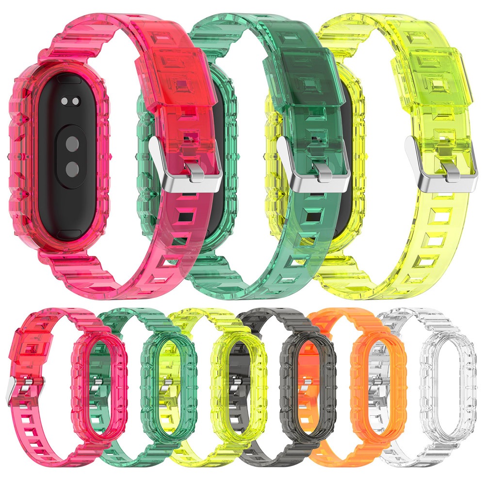 Silicone Dây Đeo Silicon Thay Thế Cho Đồng Hồ Thông Minh Xiaomi Mi Band 8 7 6 5 4 3