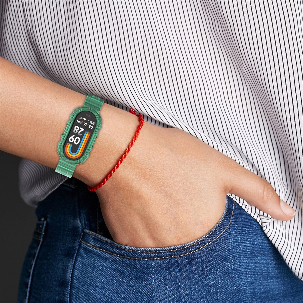 Silicone Dây Đeo Silicon Thay Thế Cho Đồng Hồ Thông Minh Xiaomi Mi Band 8 7 6 5 4 3