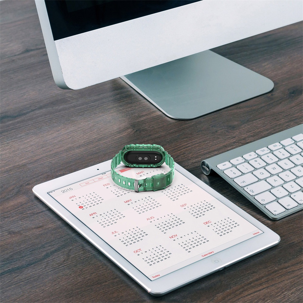 Silicone Dây Đeo Silicon Thay Thế Cho Đồng Hồ Thông Minh Xiaomi Mi Band 8 7 6 5 4 3
