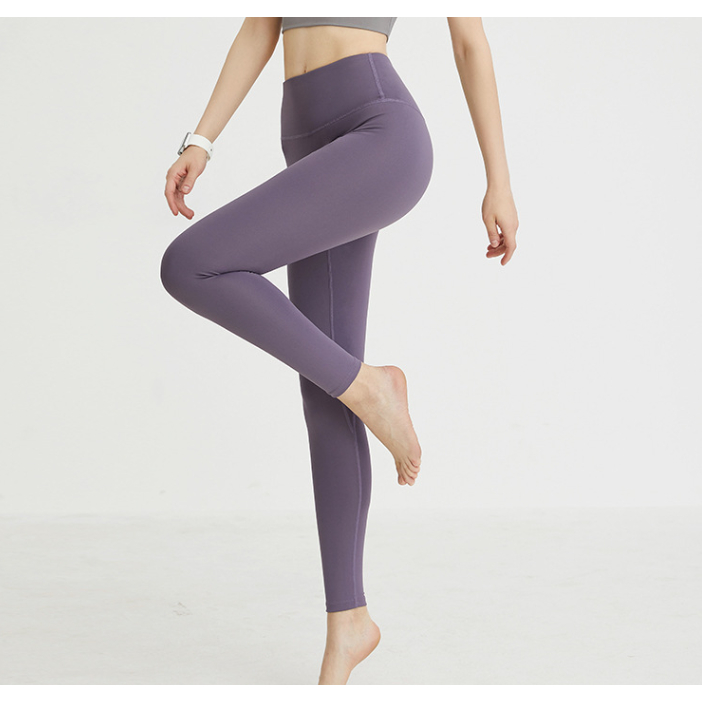 Quần Legging Thể Thao Lưng Cao Chất Liệu Co Giãn Thoáng Khí Nhanh Khô Thời Trang Cho Nữ