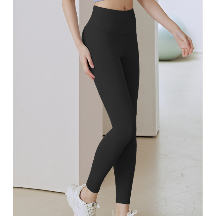 Quần Legging Thể Thao Lưng Cao Chất Liệu Co Giãn Thoáng Khí Nhanh Khô Thời Trang Cho Nữ