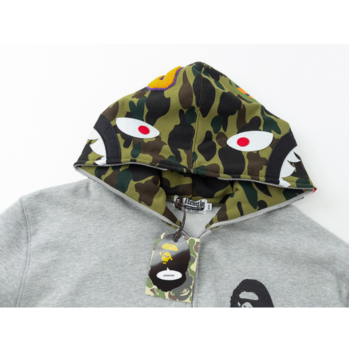 BAPE Mới Áo Khoác Hoodie Họa Tiết Rằn Ri Thời Trang Cho Nam Nữ
