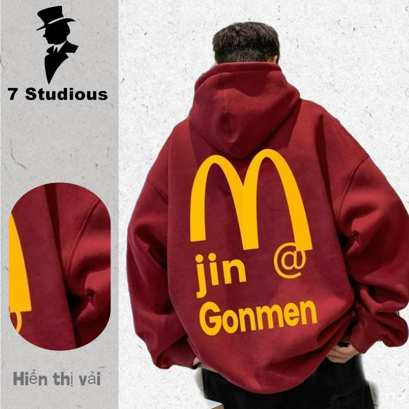 【M-5XL】Áo hoodie sweater ngoại cỡ 7 màu hoodie basic unisex nỉ from rộng phong cách hip hop hàn quốc áo khoác có nón cho cặp đôi