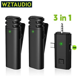 Micro Không Dây 3 Trong 1 Chống Tiếng Ồn Cho iphone Android laptop slr Camera