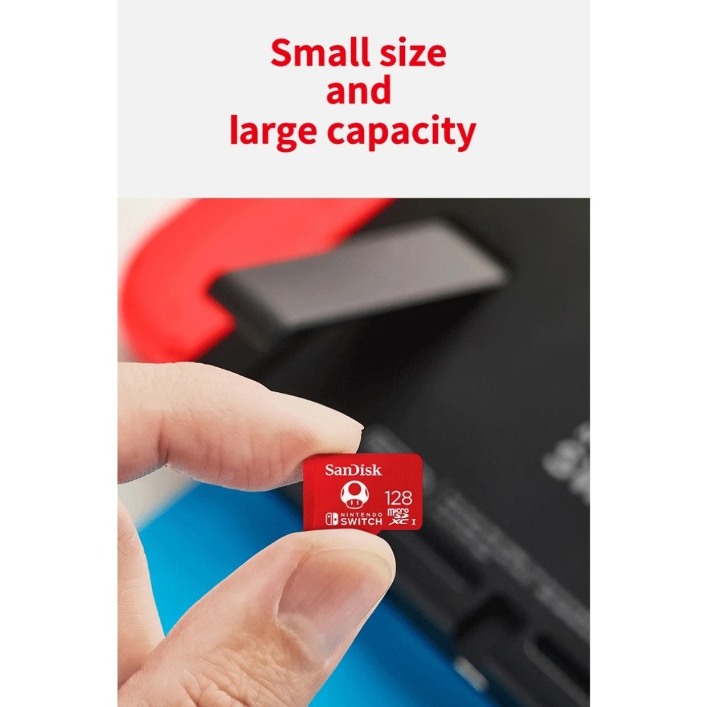 Sandisk Thẻ Nhớ microsd 4k u3 v30 c10 100mb / 128gb 256gb 512gb Cho Máy Chơi Game nintendo switch