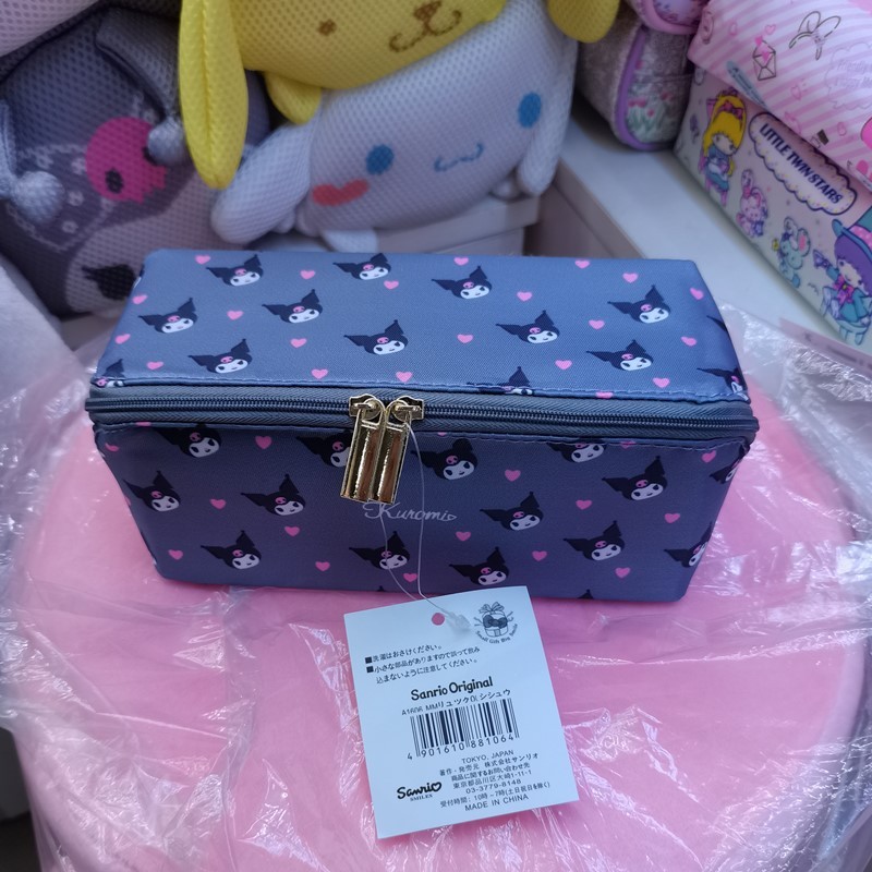 Sanrio Túi Đựng Bút Chì Sức Chứa Lớn Nhiều Lớp Hình melody Dễ Thương