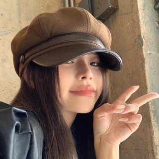 Mũ beret Phong Cách retro Thời Trang Thu Đông Cho Nữ