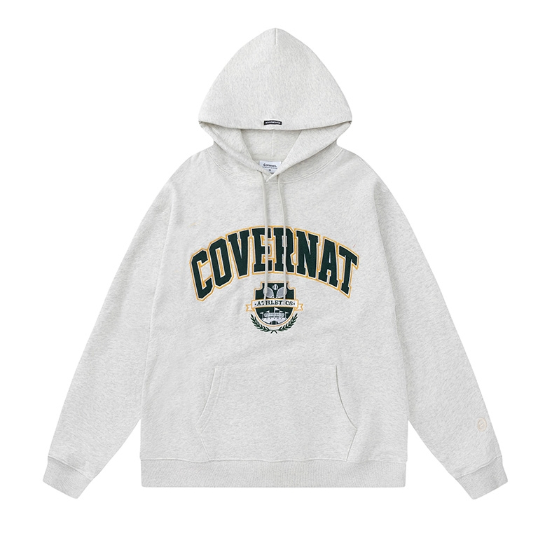 Áo Hoodie 360g Bằng Vải cotton Nguyên Chất Thêu Chữ Phong Cách Đường Phố