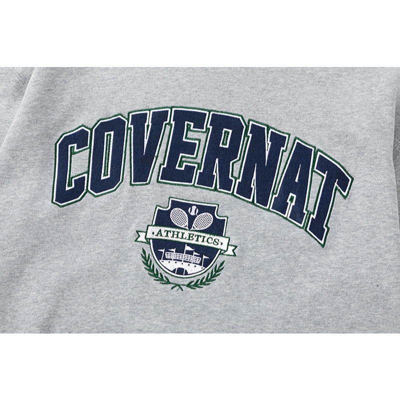 Áo Hoodie 360g Bằng Vải cotton Nguyên Chất Thêu Chữ Phong Cách Đường Phố