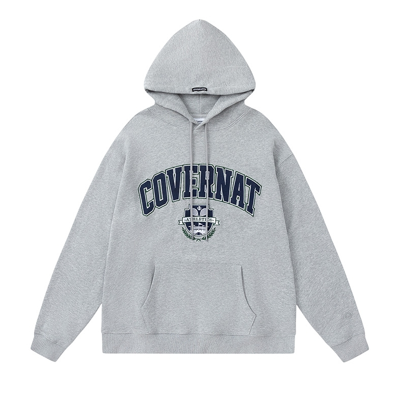 Áo Hoodie 360g Bằng Vải cotton Nguyên Chất Thêu Chữ Phong Cách Đường Phố