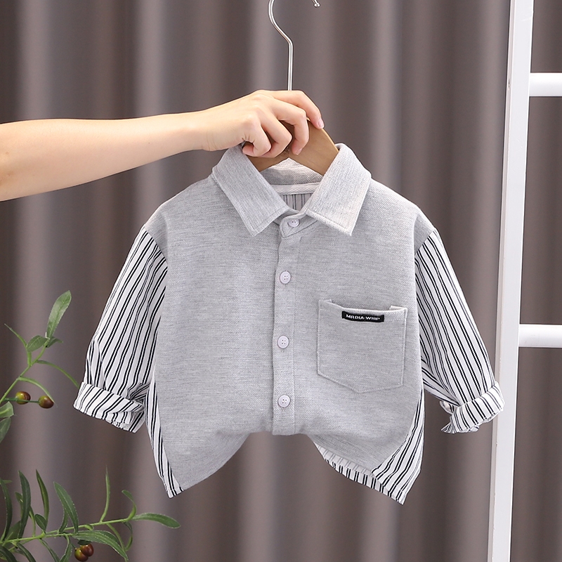 Áo Sơ Mi cotton Dài Tay Họa Tiết Kẻ Sọc Thiết Kế Mới Đơn Giản Thời Trang Mùa Xuân Thu Dành Cho Nam