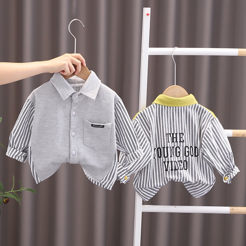 Áo Sơ Mi cotton Dài Tay Họa Tiết Kẻ Sọc Thiết Kế Mới Đơn Giản Thời Trang Mùa Xuân Thu Dành Cho Nam