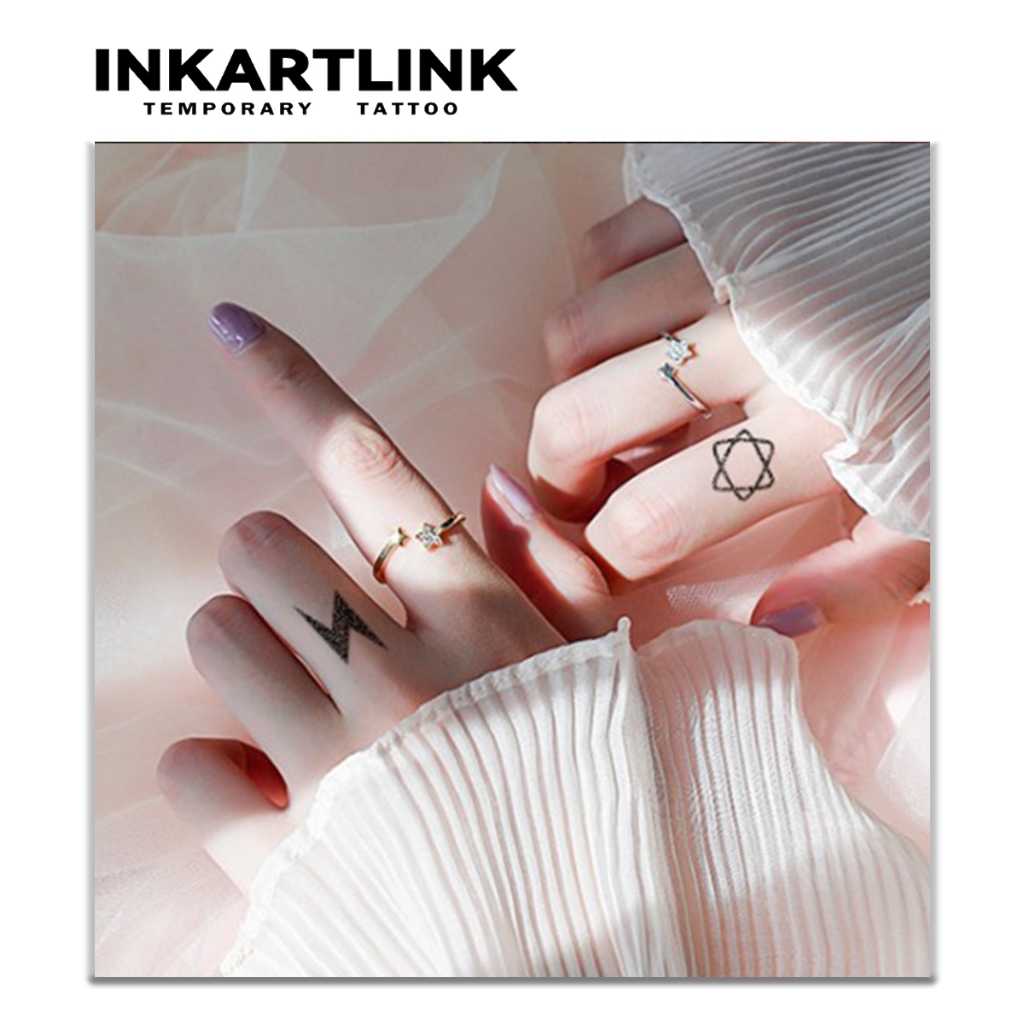 Ngón tay mới miếng dán hình xăm tạm thời, hình xăm ma thuật lâu trôi không thấm nước, hình xăm giả kéo dài đến 15 ngày, hình xăm bán vĩnh viễn.