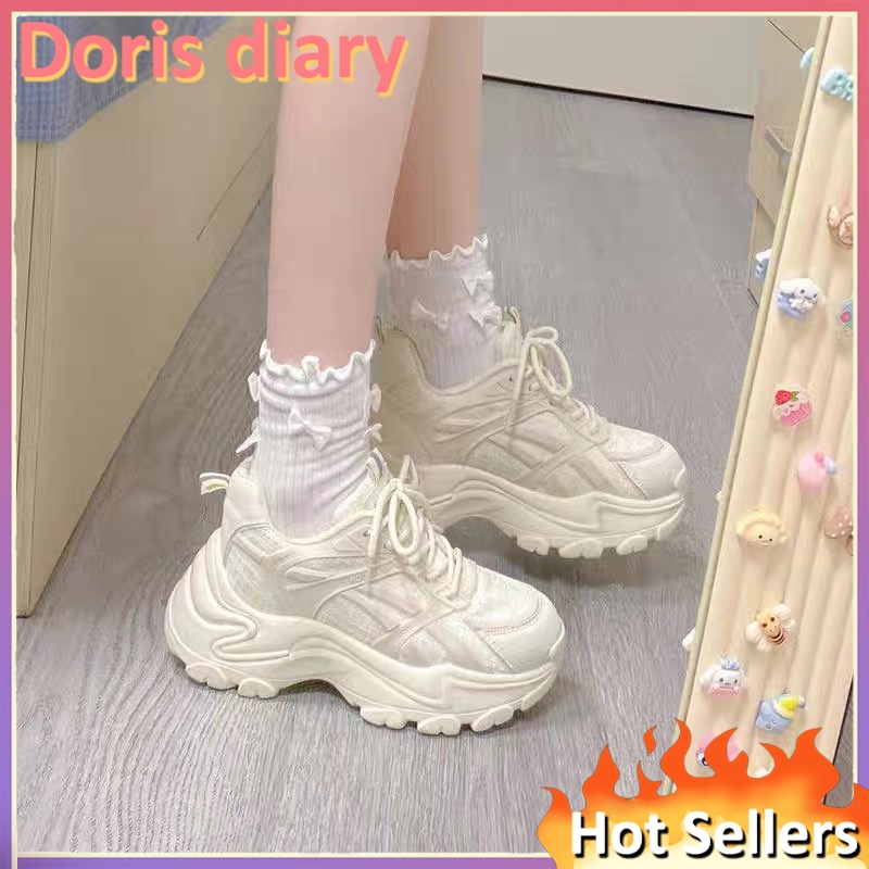 【Doris diary】Giày Thể Thao Mềm Chống Trượt Thoải Mái Phong Cách Hàn Quốc Cho Nữ