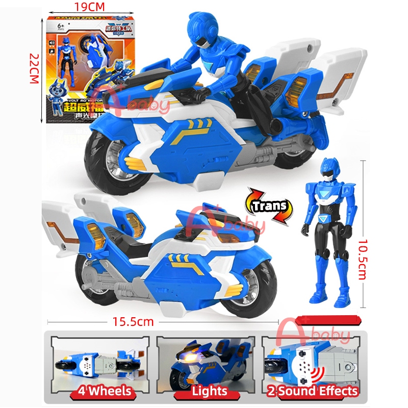 Mini Force Original V Rangers Volt Ao  Đồ Chơi Xe Mô Tô mini Lực Lượng Chính Hãng KAI GINA Làm Quà Sinh Nhật Cho Bé