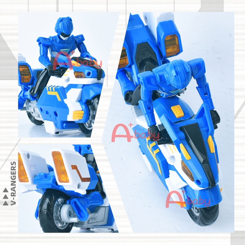Mini Force Original V Rangers Volt Ao  Đồ Chơi Xe Mô Tô mini Lực Lượng Chính Hãng KAI GINA Làm Quà Sinh Nhật Cho Bé