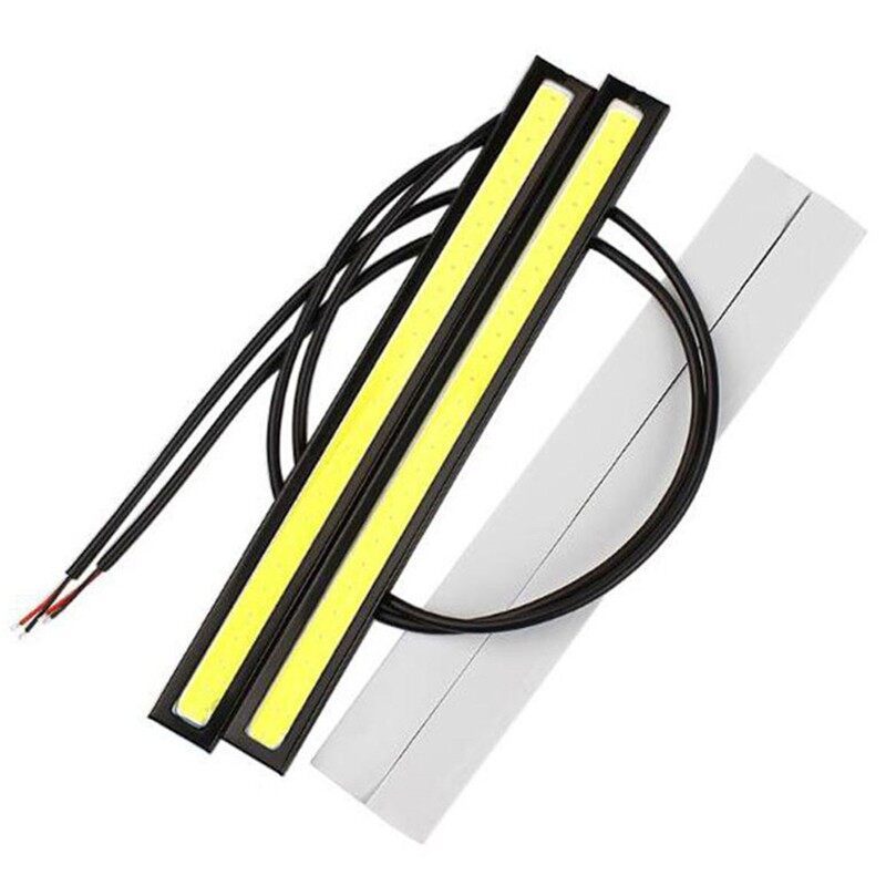 Đèn led cob Siêu Sáng Chống Thấm Nước 17cm Chuyên Dụng Chạy Ban Ngày Cho Xe Hơi
