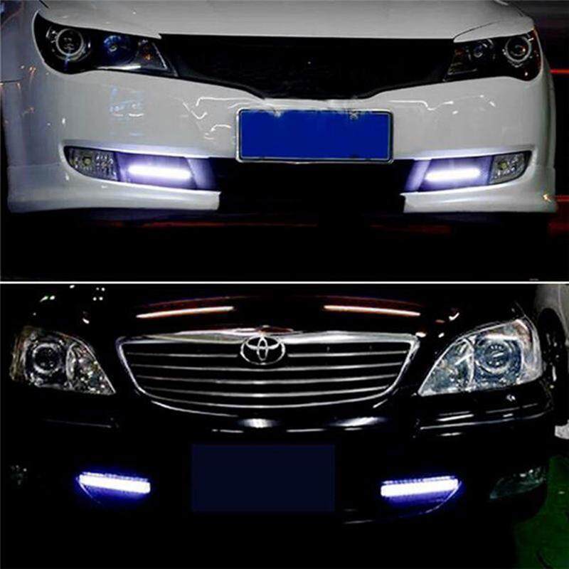 Đèn led cob Siêu Sáng Chống Thấm Nước 17cm Chuyên Dụng Chạy Ban Ngày Cho Xe Hơi