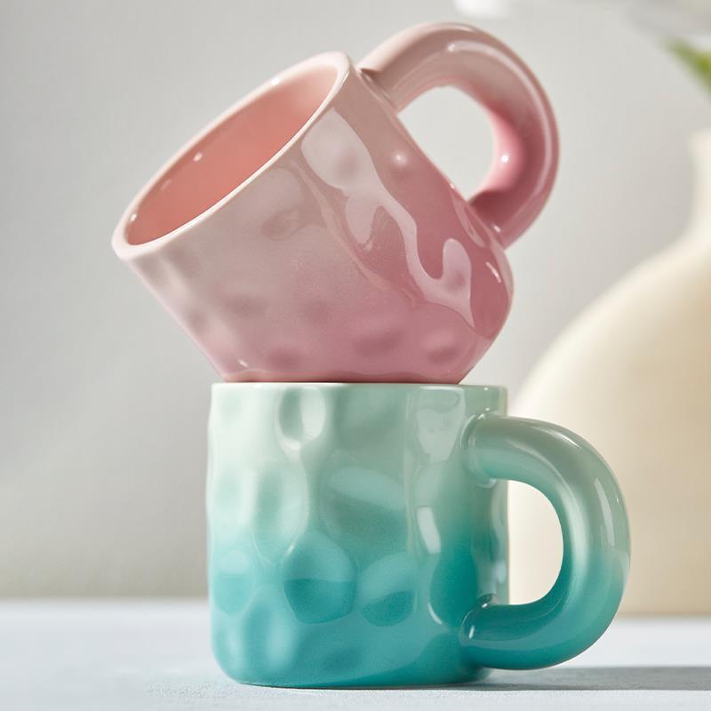 Cốc Sứ Uống Trà Cà Phê Kiểu Pháp Thiết Kế Dễ Thương Cho Nữ