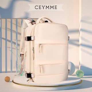 CEYMME 16 Inch balo chống nước đựng laptop Ba lô du lịch lớn Túi xách của phụ nữ ngăn cách ướt và khô có túi đựng giày
