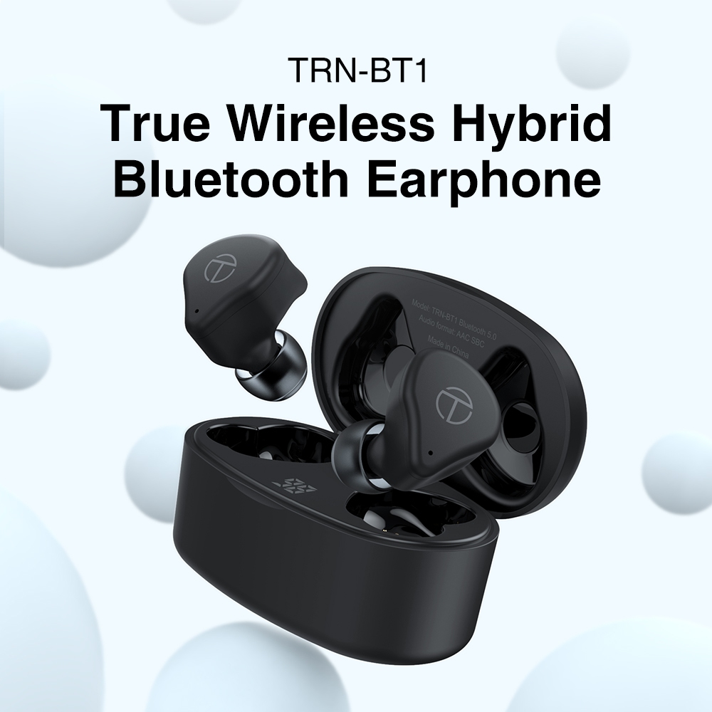 Trn Tai Nghe Nhét Tai bluetooth 5.0 Không Dây Âm Thanh hifi t300 T1 tws