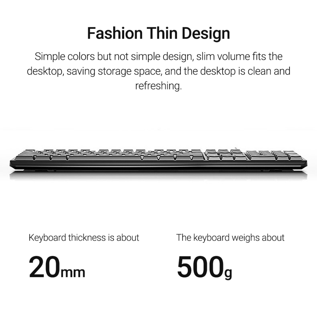 Bộ Bàn Phím Và Chuột Máy Tính xiaomi youpin acer oak040 Siêu Mỏng Thoải Mái