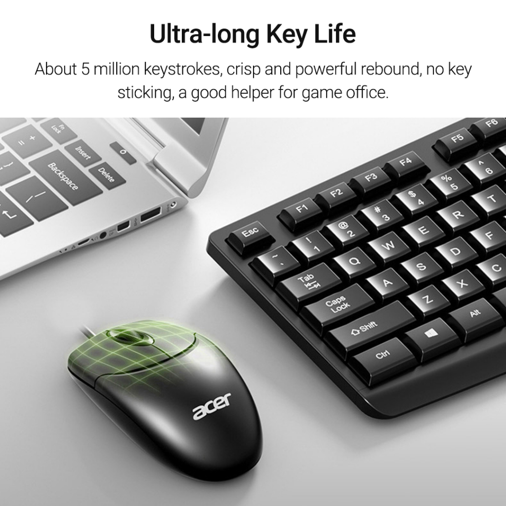 Bộ Bàn Phím Và Chuột Máy Tính xiaomi youpin acer oak040 Siêu Mỏng Thoải Mái