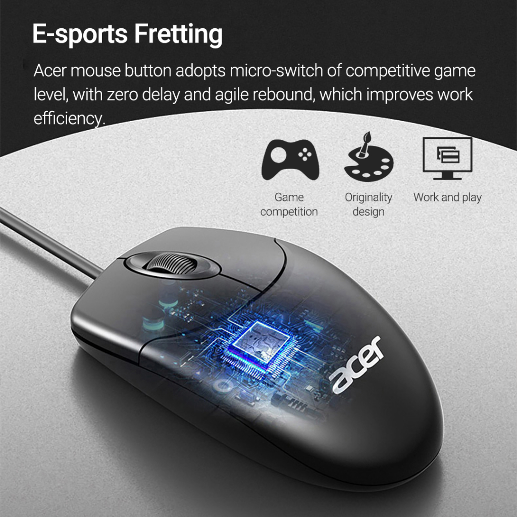 Bộ Bàn Phím Và Chuột Máy Tính xiaomi youpin acer oak040 Siêu Mỏng Thoải Mái