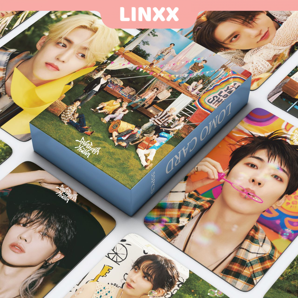 Hộp 55 Ảnh lomo card Nhóm Nhạc seventeen Thiên Đường fml album 17 Ô