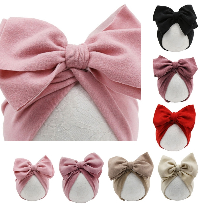 Mũ turban Thắt Nơ Dễ Thương Cho Bé Gái