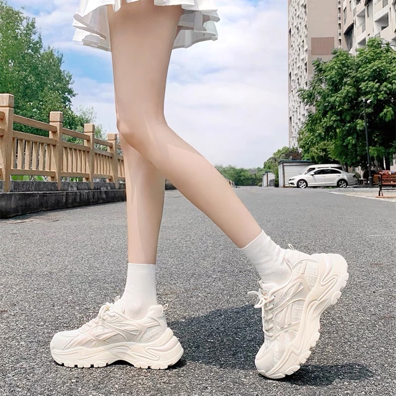 Giày Thể Thao Đế Dày Tăng Chiều Cao 3-5cm Mềm Mại Và Thoáng Khí Thời Trang Cho Nữ