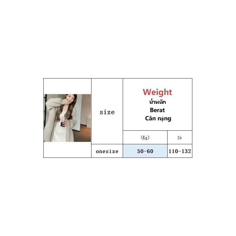 Áo Khoác cardigan Dệt Kim Dáng Rộng Thời Trang Mùa Thu Hàng Mới