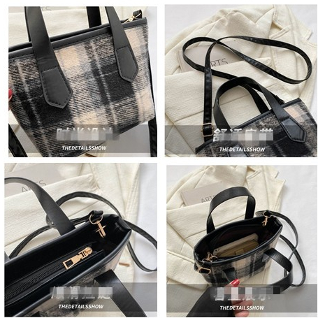 Túi Xách Tay Đeo Vai Kẻ Sọc Thời Trang Thu Đông Mới 2023 Dành Cho Bạn Nữ