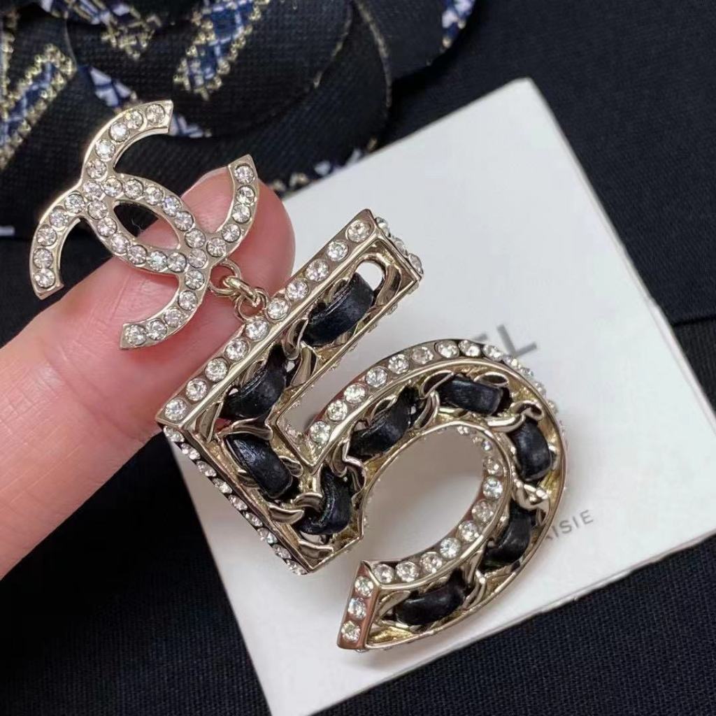 Bông Tai Mạ Bạc 925 Hình 5 Chữ Cái Thời Trang